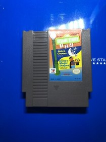 NES Sesame Street 123 & Big Bird's Hide and Speak 2 Games Cartridges Only!
