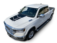 2019-2025 For Dodge Ram 1500 Decals Hood Walker Vinyl Stripes Graphics Stickers