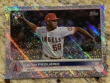 2022 Topps Walmart Factory Foilboard /875 Elvis Peguero Angels RC 541