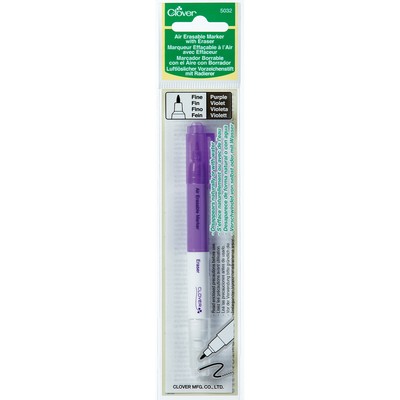 Clover Air-Erasable Marker W/Eraser-Purple 5032
