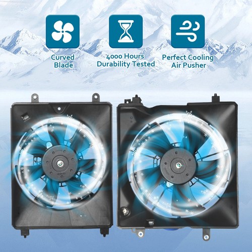 Radiator Cooling Fan Assembly for 12-15 Honda Civic 2015 SE 2013-2015 ILX - Picture 7 of 11