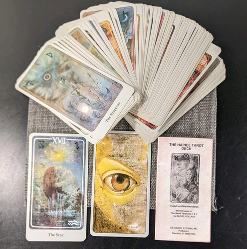 The Haindl Tarot Deck - Complete 78 Cards + Booklet, US Games Vintage 1990