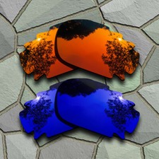 Red Violet Blue Polarized Lenses Replacement For-Oakley Jawbone Vented