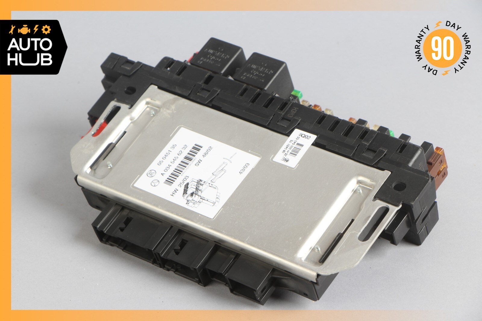 03-12 Mercedes R230 SL500 SL55 AMG SL550 Rear SAM Fuse Box Relay Module OEM