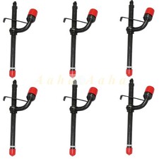 6 X Fuel Injectors Ar49877 For John Deere Tractors 4020 4030 4530 4420 4435 6600