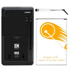 Long Endurance 3920mAh Li ion Battery Rapid Charger Stylus for LG Harmony M257