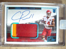2021 Cornell Powell Panini One Blue Rookie Autograph Patch RC /99 MINT 🔥 SEALED