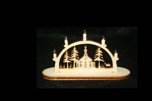 Mini Lichterbogen Puppenstube Schwibbogen Kaufmannsladen Erlbach Plauen Dresden - Bild 7 von 10