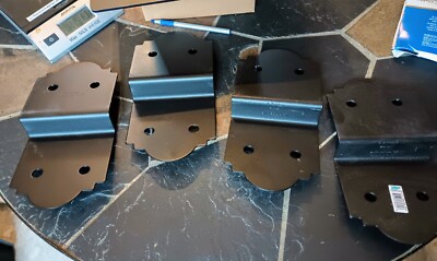 4 pk Simpson Strong-Tie Deck Joist Tie Black Powder Coat 2x6 to 6xPost APDJT2-6