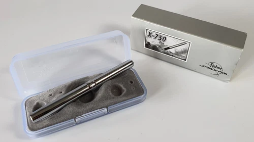Fisher Space Pen X-750 Chrome Explorer with Comfort Gift Original Box & Case NOS - Picture 1 of 18