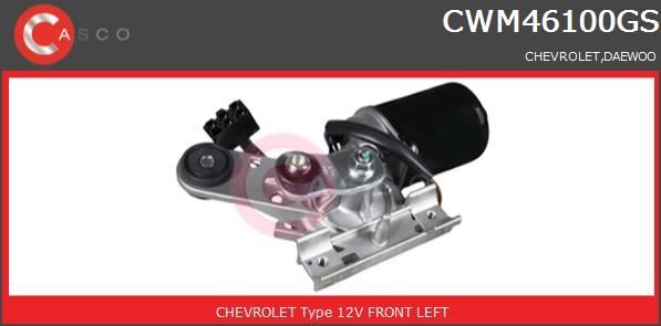 Moteur d'essuie-glace avant pour Chevrolet Matiz 0.8 et 1.0 essence ou LPG