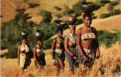 CPM junge Zulu Mädchen holen Wasser SÜDAFRIKA (1264471)