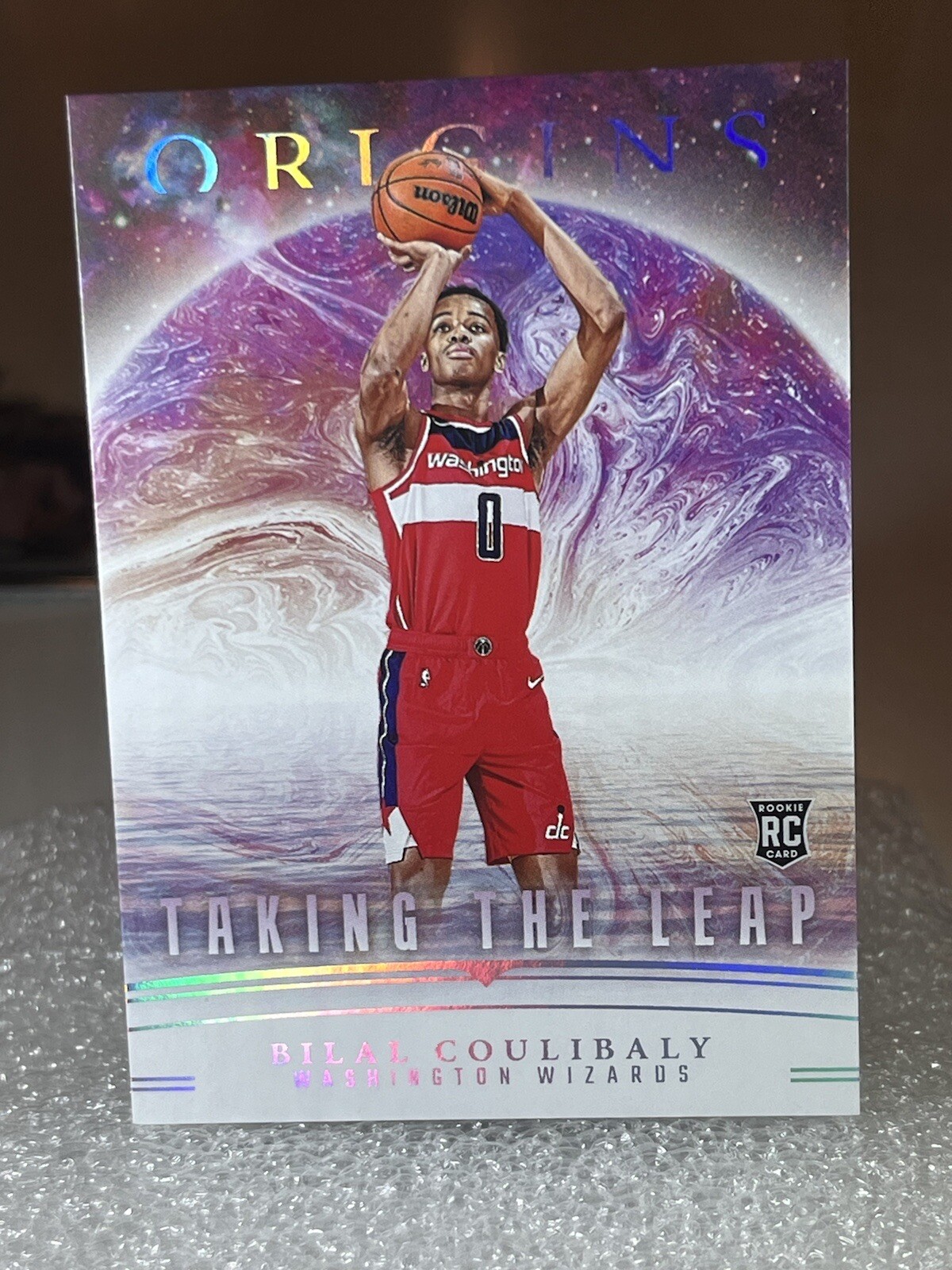 2023-24 Panini Origins Bilal Coulibaly Taking the Leap Rookie SP #22