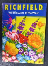 1967 Wildflowers of the West seed packet n/map Richfield oil gas