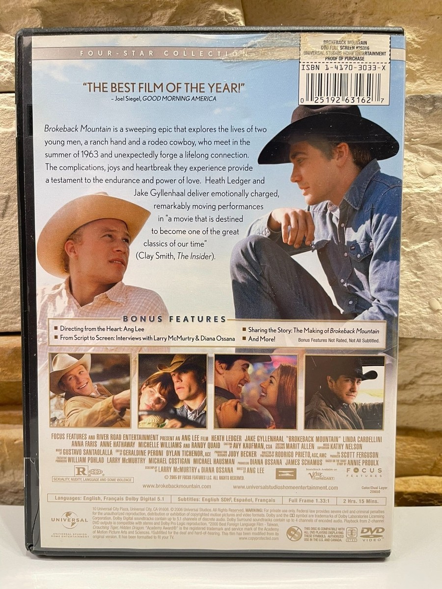 BROKEBACK MOUNTAIN: LINDA CARDELLINI ANN FARIS ANNE HATHAWAY FULL