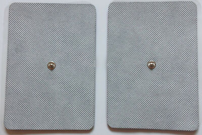 BIG/XTRA LARGE ELECTRODE MASSAGE REPLACEMENT PADS (8) FOR TENS THERAPY MACHINE