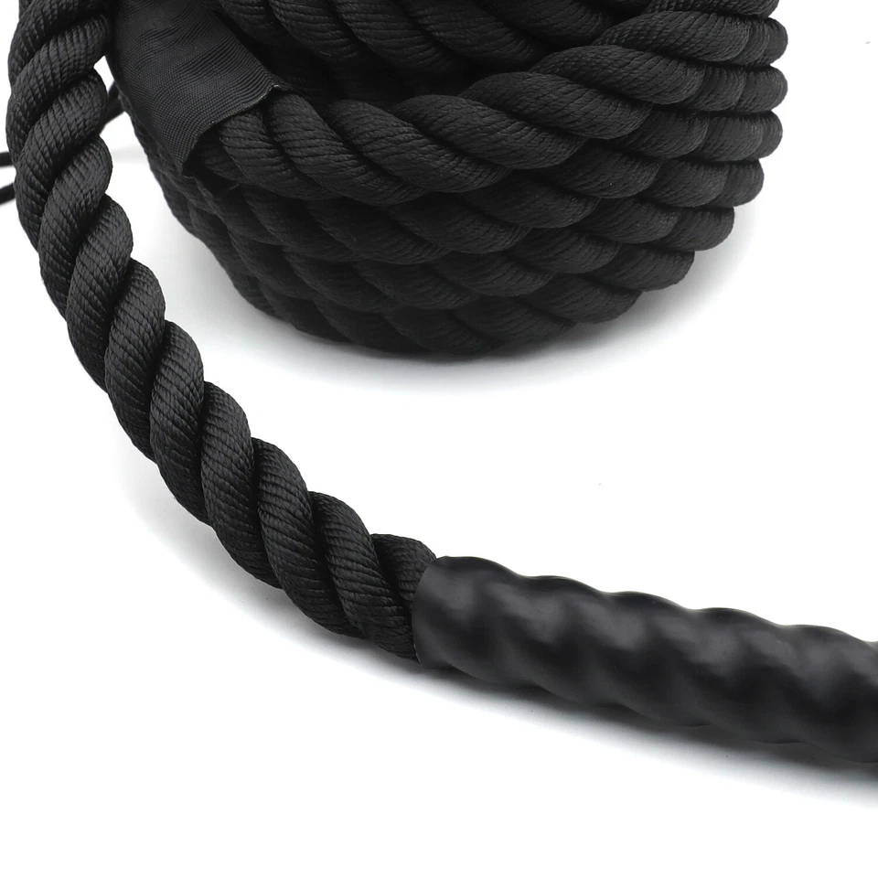 1,5 дюйма/30 футов тренировочная боевая веревка сила кардио тренировки фитнес упражнения - Изображение 4 из 4