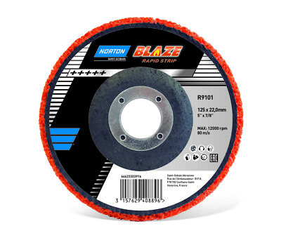 Grob Reinigungsscheiben Schleifscheibe Ø115mm-178mm Norton Blaze Rapid Strip