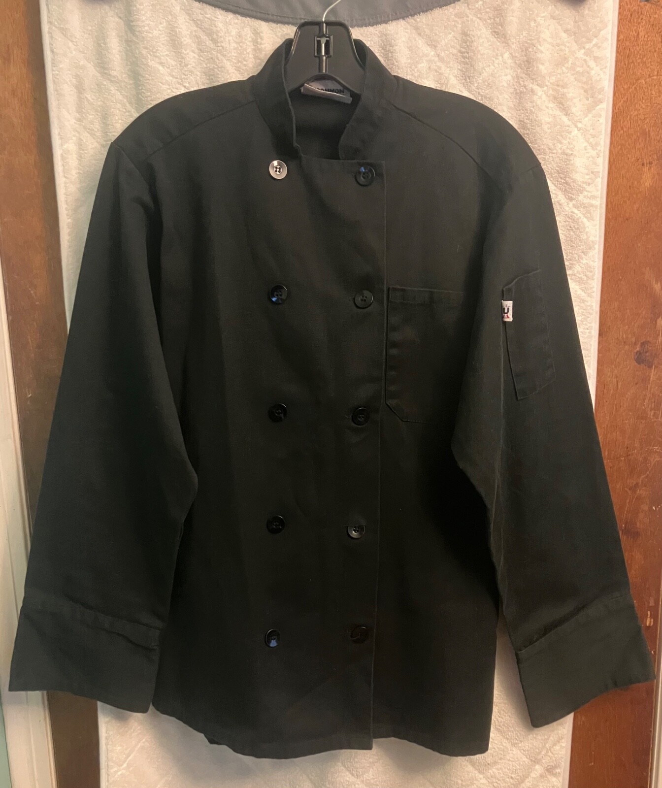 Uncommon Threads Black Chef Coat/Chef Uniform (Size XS)