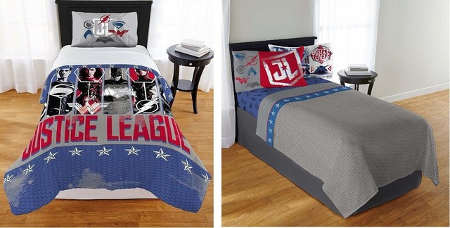 Kids Teens At Home Comforters Duvets Justice League Call For Justice Twin Or Full Reversible Comforter Bedding