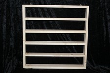 Wandregal Figuren Regal Holzregal Setzkasten Miniaturen Sammlervitrine 50x50 