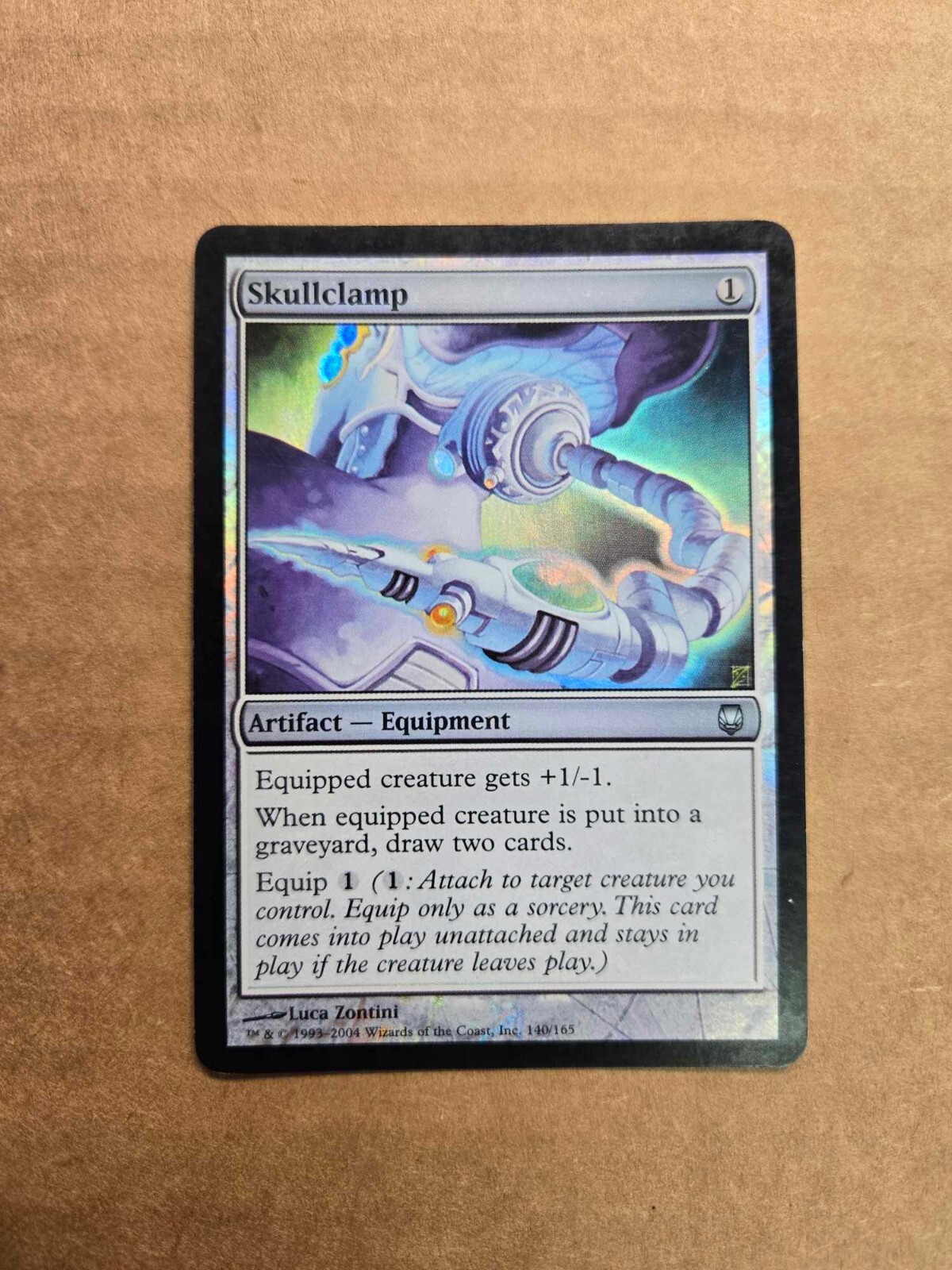 Skullclamp - Foil Darksteel LP MTG Magic the Gathering