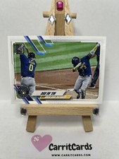 DAB ON 'EM 2021 Topps Series 1 Team Card #7 Milwaukee Brewers Checklist