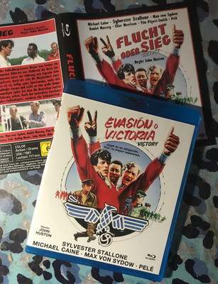 FLUCHT ODER SIEG Sylvester Stallone BLU-RAY Michael Caine DEUTSCH Pele VICTORY