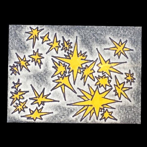 ACEO “Sagittarius Solar Map” Art Card Zodiac Astrology GIFT IDEA