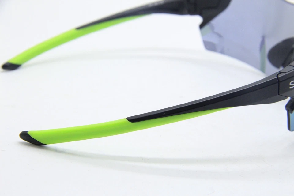 NEW SMITH OPTICS ATTACK MATTE BLACK REACTOR 3OL GREEN AUTHENTIC SUNGLASSES 155MM - Image 4 of 4