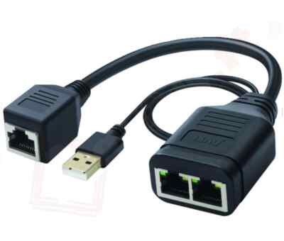 SinLoon RJ45 1 a 2 adattatore splitter di rete, 1 aschio a 2 feine