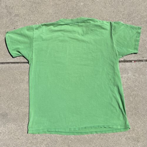Vtg 80s Bostons Celtics Nutmeg Mills T Shirt Sz XL Green SS Made in USA NBA - Picture 2 of 14