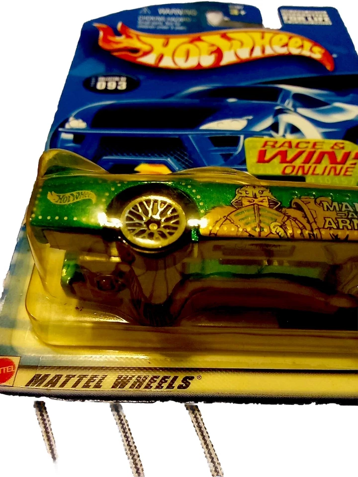 Coche fundido a presión Hot Wheels Mattel HE-MAN SERIES DOUBLE VISION años 90 HW personaje vendido Foto 3 de 4