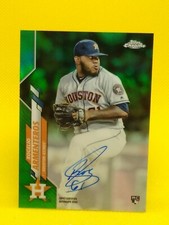 Rogelio Armenteros 2020 Topps Chrome ROOKIE AUTO GREEN RA-RA Houston Astros 3/99