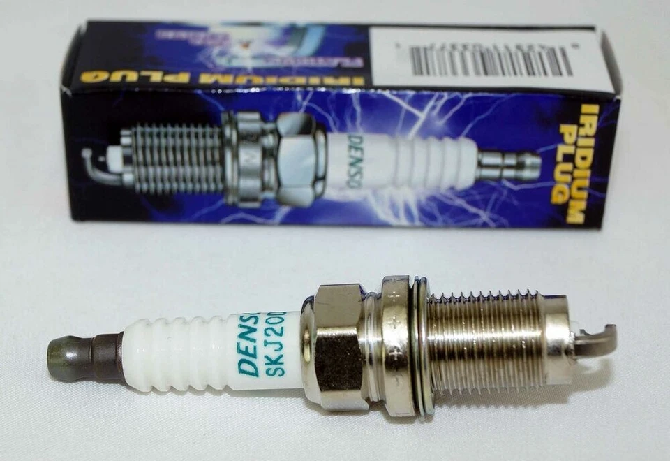 Juego de 6 bujías de iridio de larga duración originales Denso OEM SKJ20DRM11 para Honda Foto 3 de 4