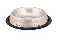 Kennel Club Small 6 inch Metal Non Skid Cat Bowl, 6.08 oz. ~ Qty 1