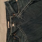 Levi's Women's Low Pro Straight Leg Medium Wash Mid Rise Jeans Knee Hole SZ 32 — photo 6