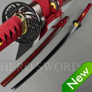 Black 1095 High Carbon Steel Japanese Samurai Sword Sharp Blade Katana Cut Tree Ebay