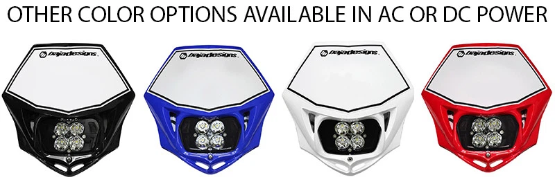 Kit de faros deportivos BAJA DESIGNS Squadron NEGRO DC para Suzuki RMZ450 Foto 2 de 2