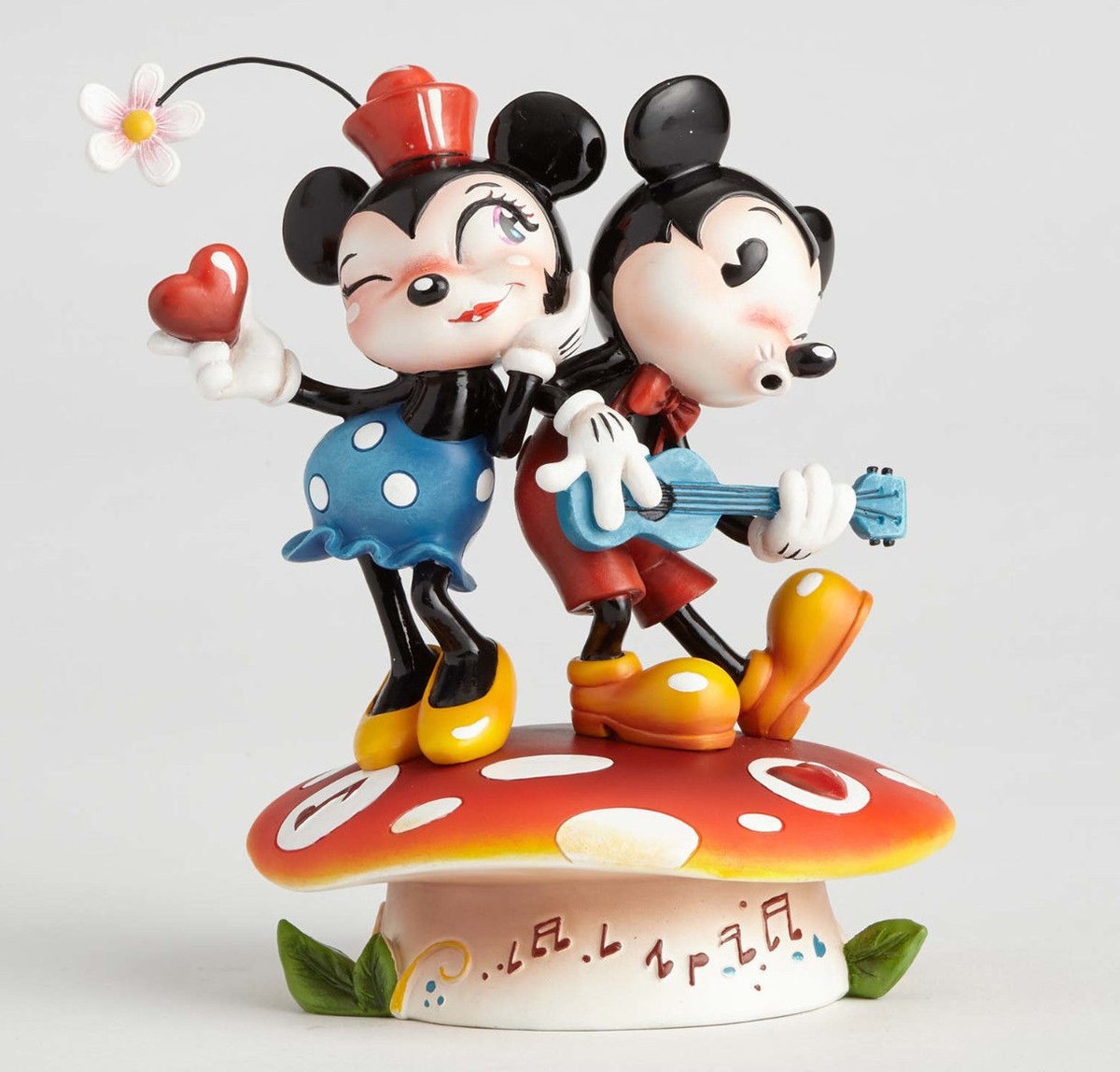 The World of Miss Mindy Disney Folk Art Figure - Mickey & Minnie