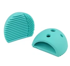 Brush Cleaner Holder Makeup Scrubber Cosmetic Cleaning Board Mat Pad US