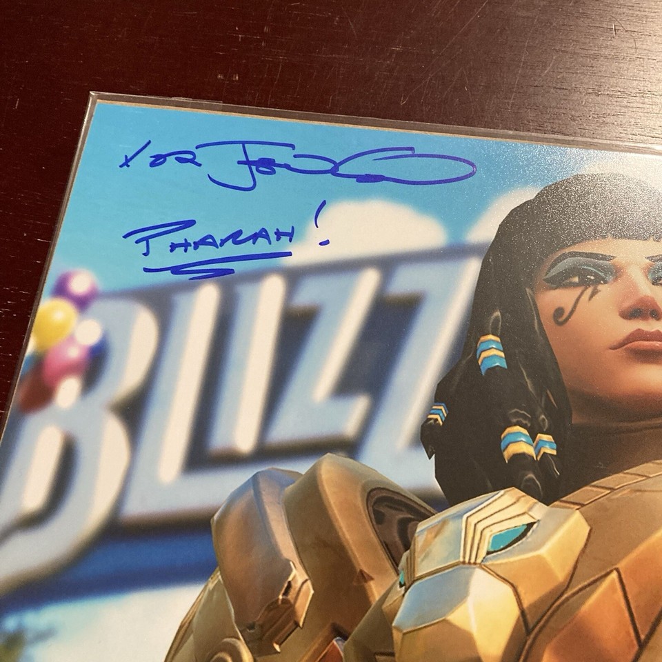 Overwatch 2 Pharah Autograph Jen Cohn Signed Photo Blizzard ...