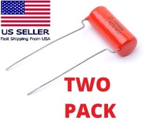 2 PACK Sprague Orange Drop capacitor 715P .047uF 600V guitar amp fender marshall