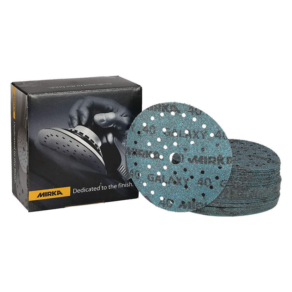 Q.TA'. 50 DISCO ABRASIVO CIRCOLARE MULTIFORO 'GALAXY MULTIFIT GRIP'  Ø 125 mm -