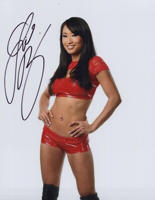 激貴重GAILY WITCH: オリカラZEAL 1998年 ＋柏木氏サイン入り Gail Kim TNA WWE authentic signed autographed 8x10 photograph COA