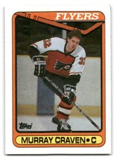 Murray Craven 1990-91 Topps HOCKEY #318 Philadelphia Flyers