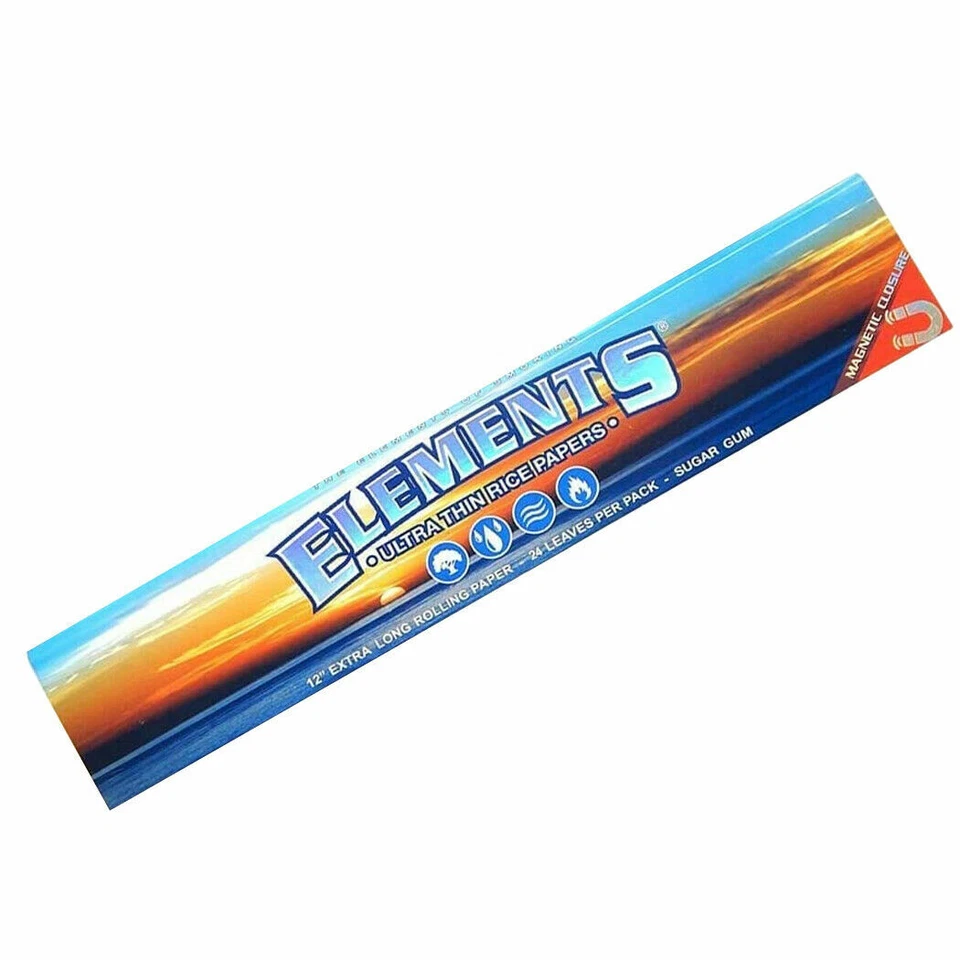 ELEMENTS 12 INCH EXTRA LONG Rolling Papers SUPER KING SIZE Foot Rolling Paper