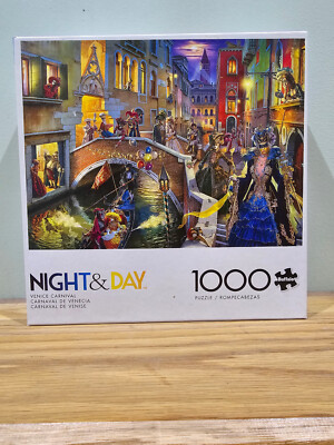 Buffalo Games 1000 Teile Puzzle Tag & Nacht Venedig Karneval schwer zu finden
