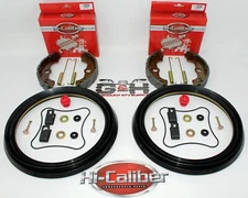 FRONT Brake Rebuild KIT Shoes Springs Hardware for 1988-2000 Honda TRX 300 4x4 