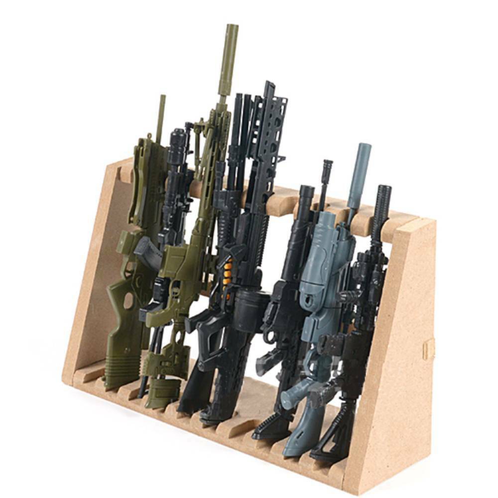 1/6 Scale 8pcs 4D Rifle Assembly Weapon Model Set Gun Toy For 12